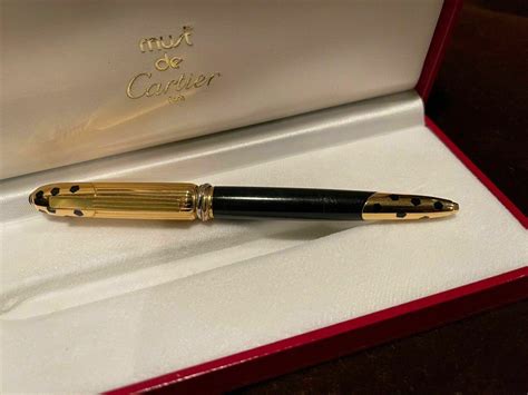 cartier panthere pen|cartier pen with clock.